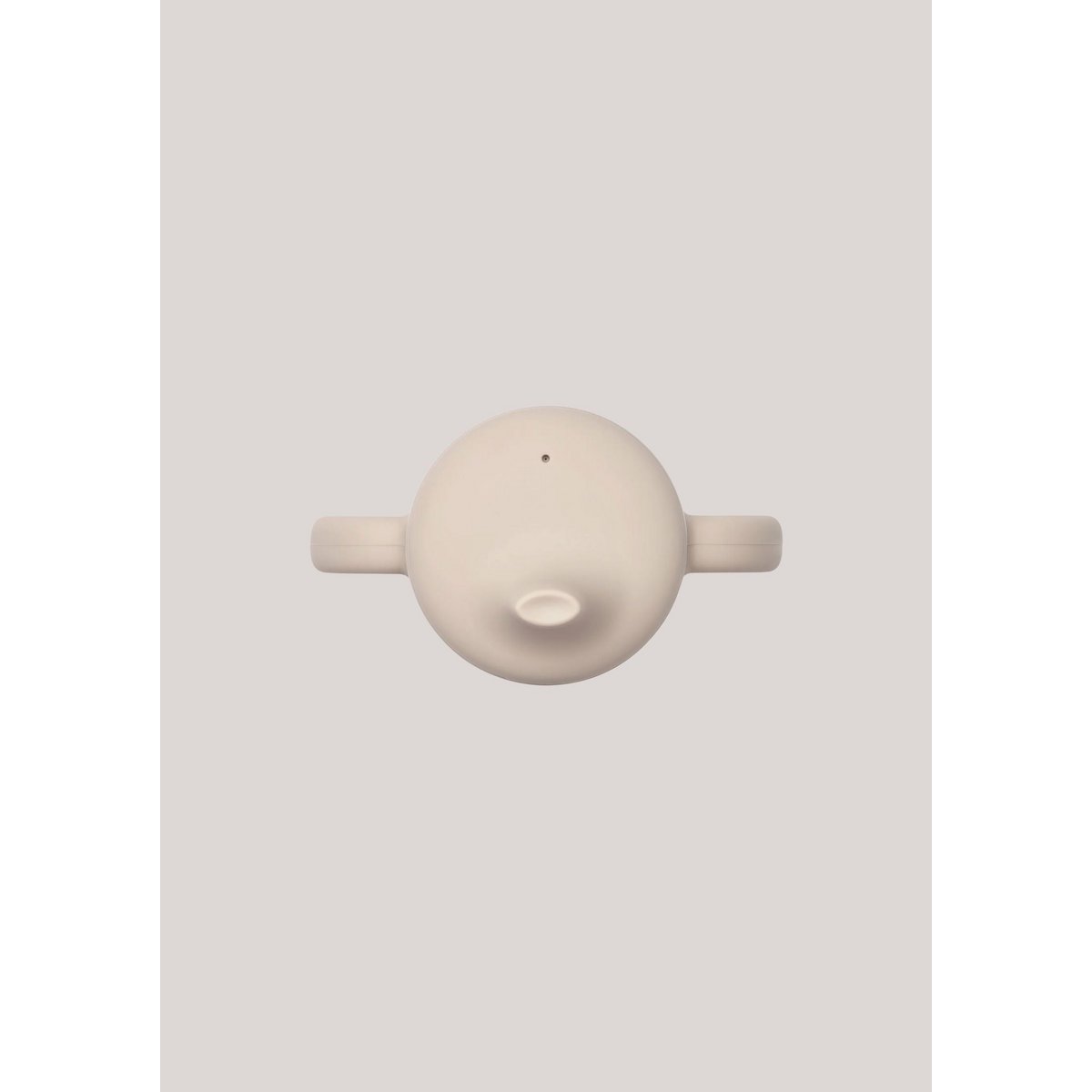 Silicone Spill Proof Cup - Oyster Beige