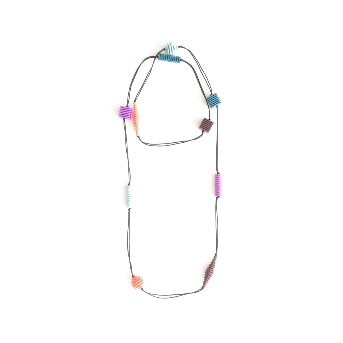 OPTISCH - Lange ketting - Pastelkleuren