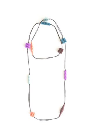OPTISCH - Lange ketting - Pastelkleuren