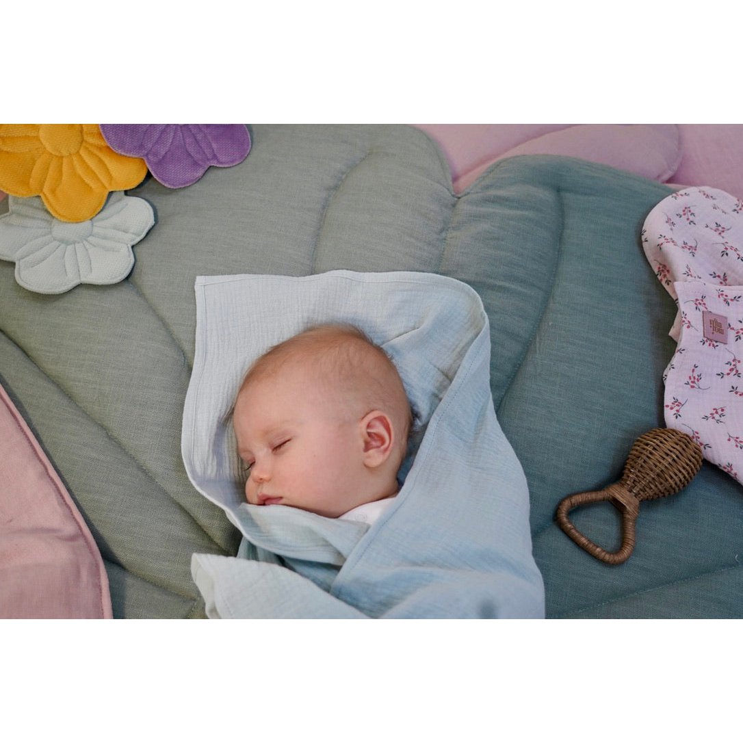 Musselin Baby Wickeldecke "Mint"