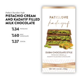 Pishtachivo & Kadaif Milchschokolade, 1000g