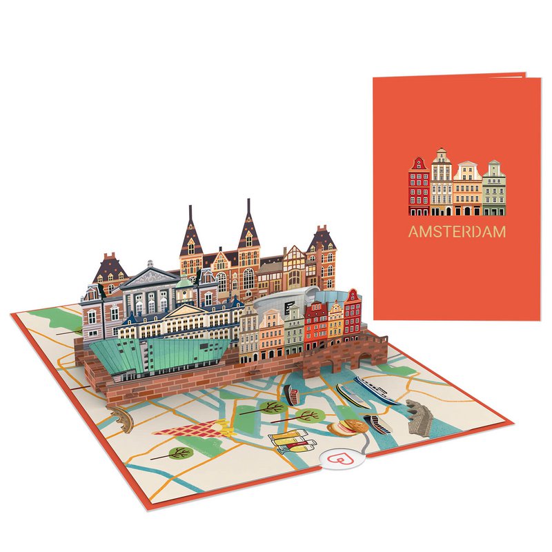 Amsterdam Pop-Up Card