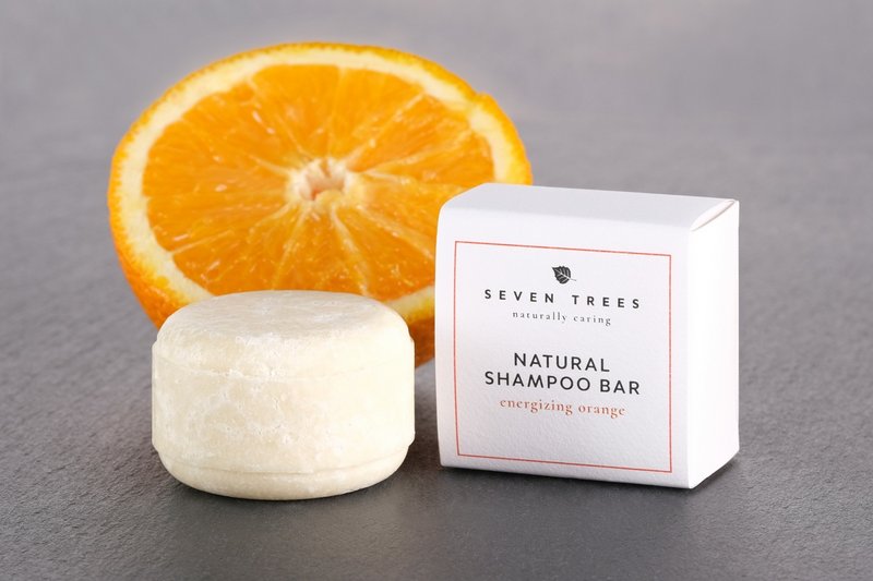 ENERGIZING ORANGE - Solid hårshampoo med hampeolie og æterisk appelsinolie