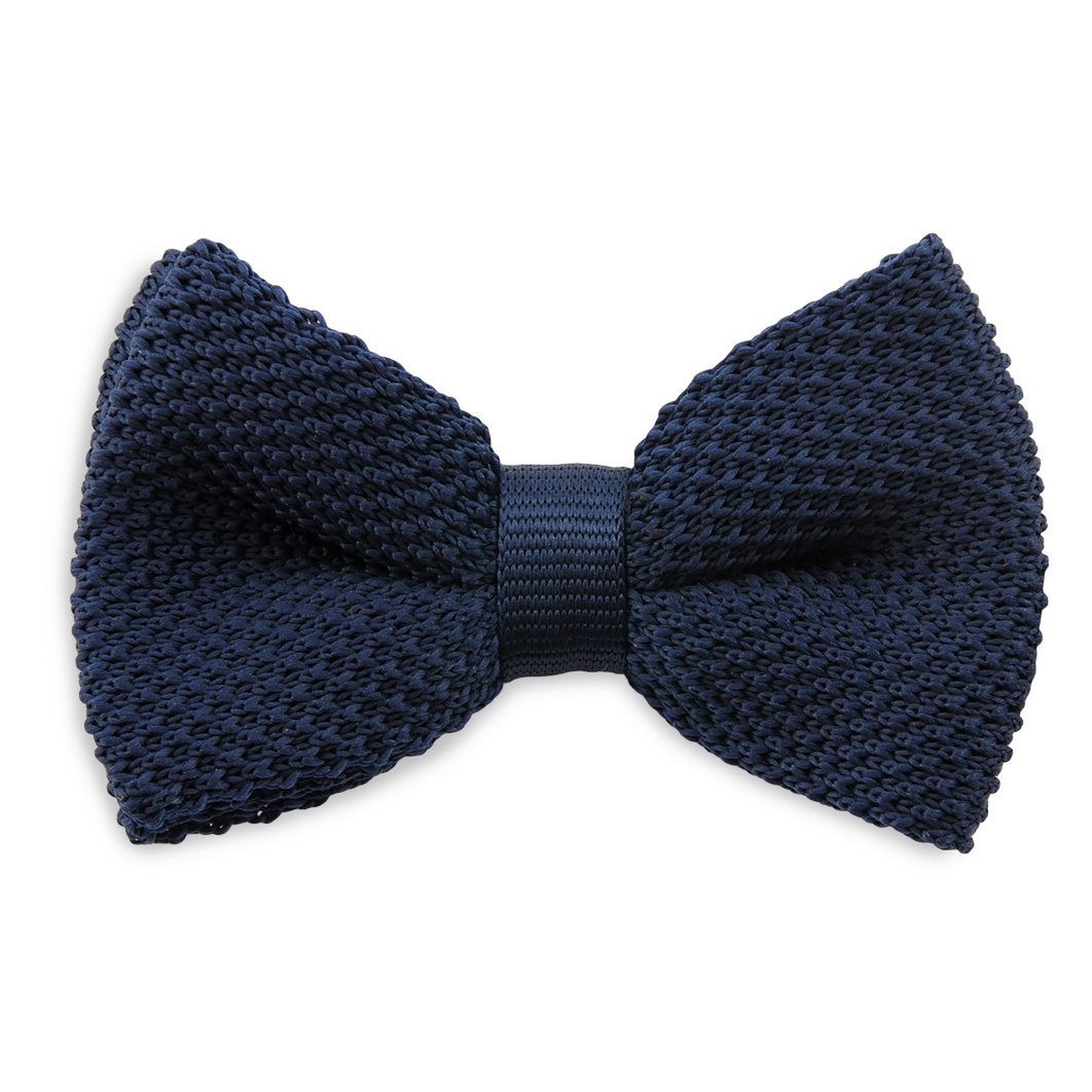 Noeud papillon enfant en tricot Sir Redman bleu foncé