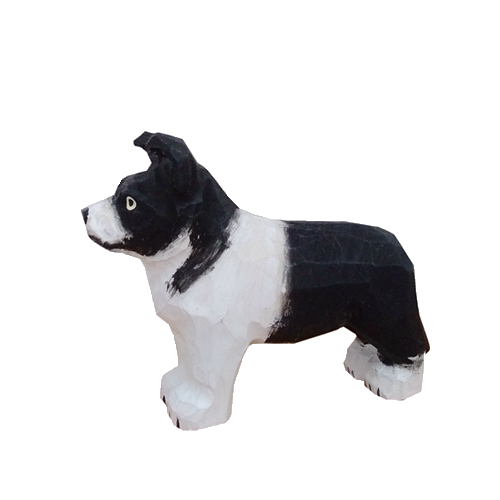 Wudimals® Collie-Hund aus Holz