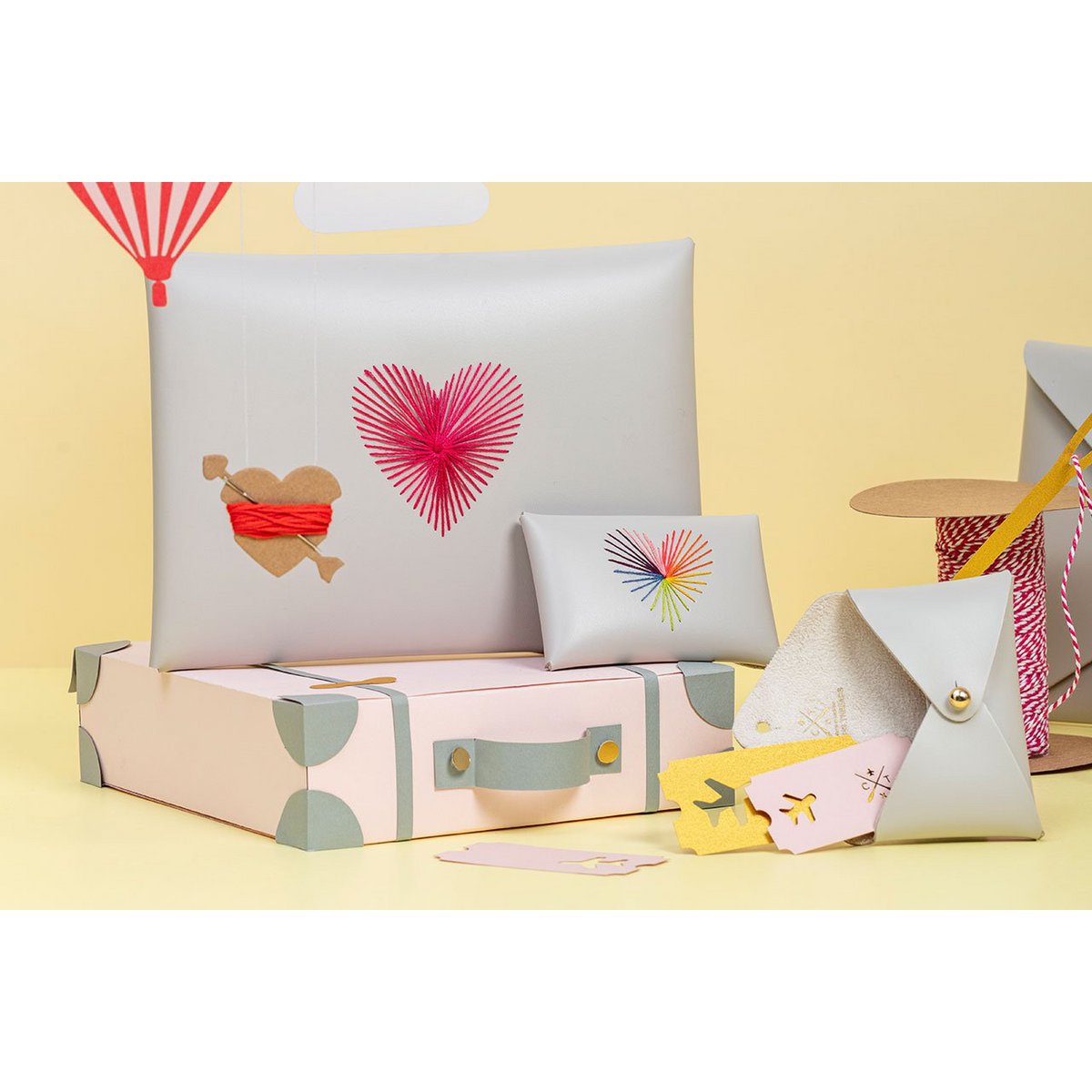 POCHETTE ENVELOPPE CŒUR COEUR
