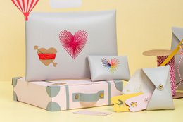 Stitch Heart Strings Envelope Pouch