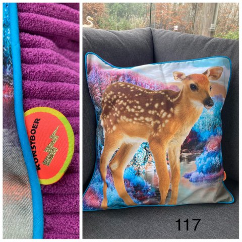 Cushion cover (50x50cm) - Cute deer