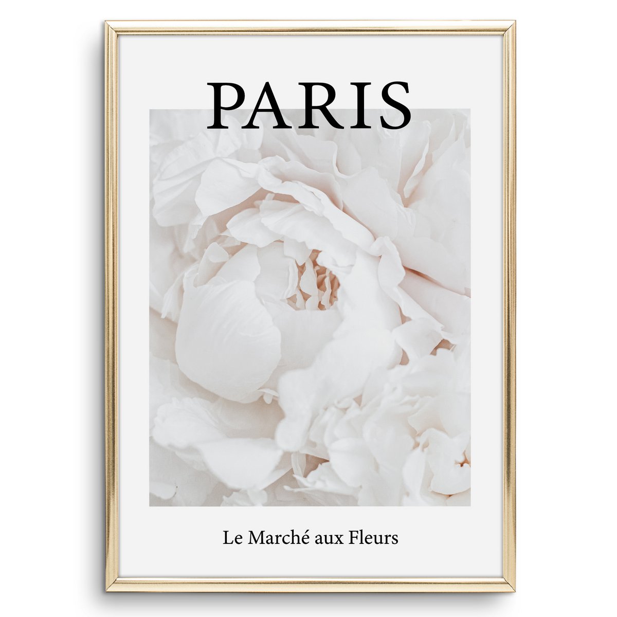 Poster: Paris - Le Marché aux Fleurs