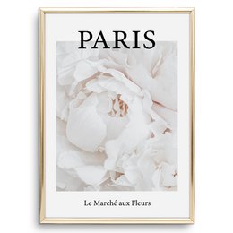 Poster: Paris - Le Marché aux Fleurs
