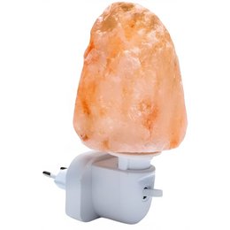 Himalayan Salt, Night Light with Switch, Natural Shape, NL18, Orange