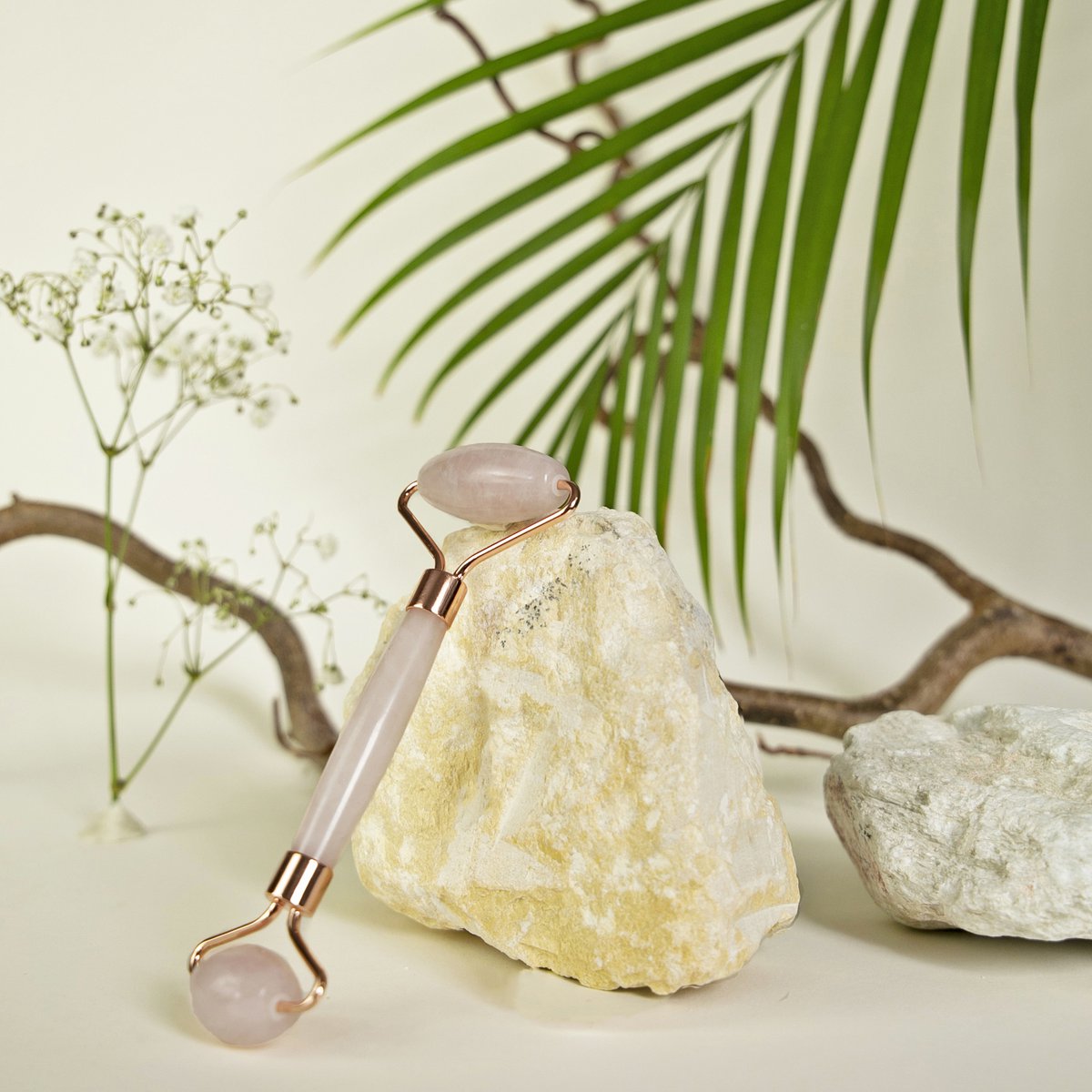 Rose Quartz Roller Beauty Massage Face Roller I Premium Quality I Jade Roller