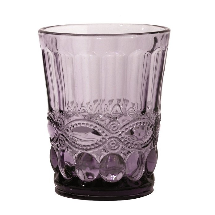 SZKLANKA VINTAGE 23 CL FIOLETOWA