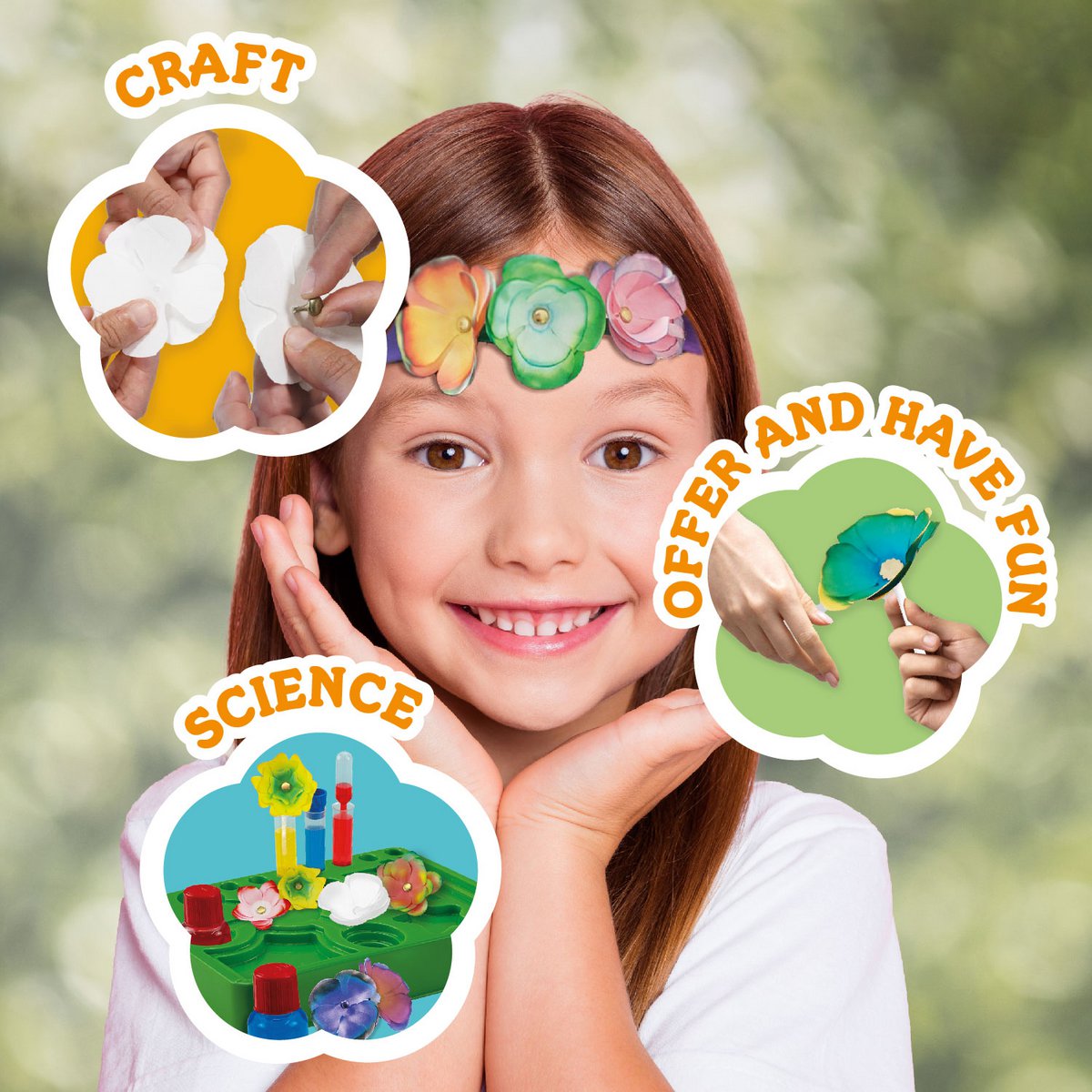 Paper Flowers Lab - Educational Toy for Kids (7 languages)