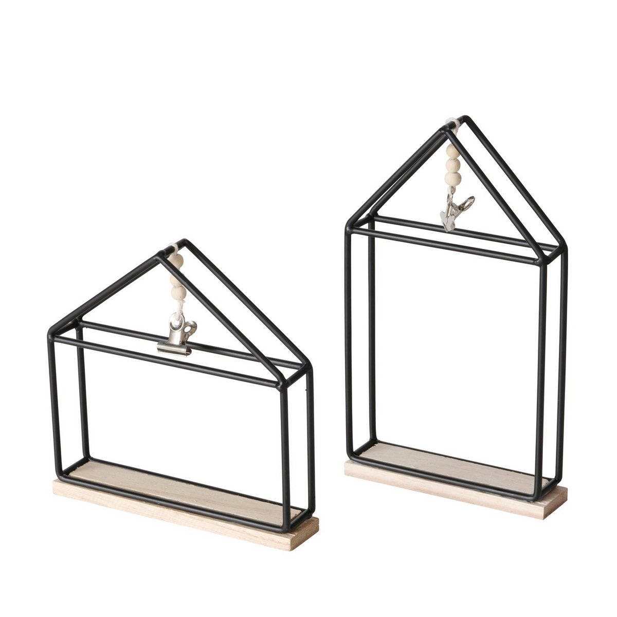 Modèle de maison avec cadre photo