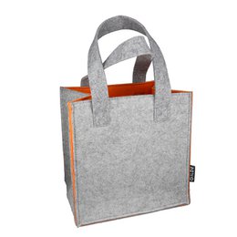 Geschenktasche quadratisch Colorful H.20 cm - 4fach sortiert
