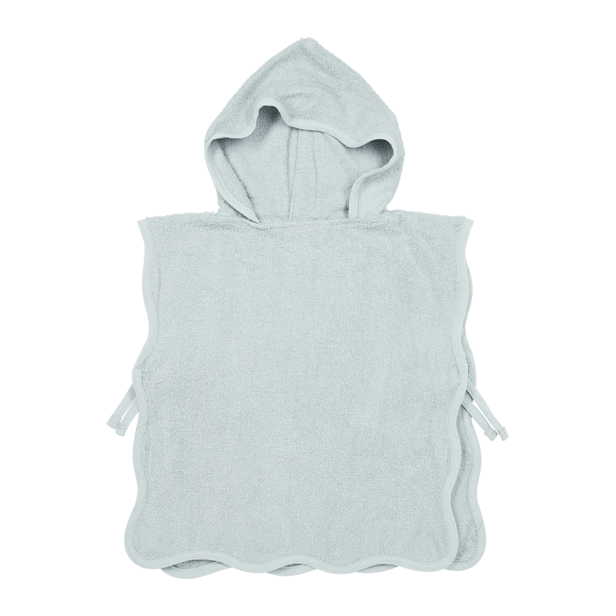 Badponcho badstof Wavy Grey Blue