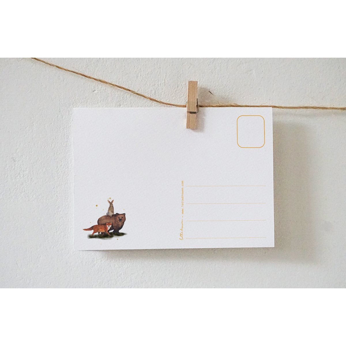 Card lights in the night