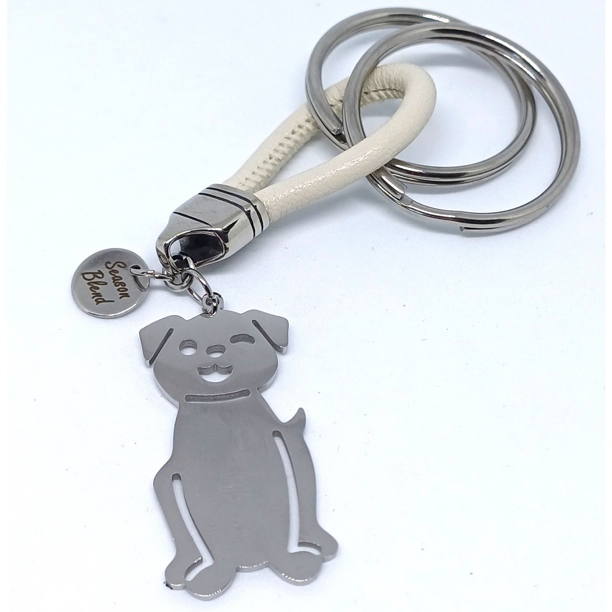 leather keychain dog or cat