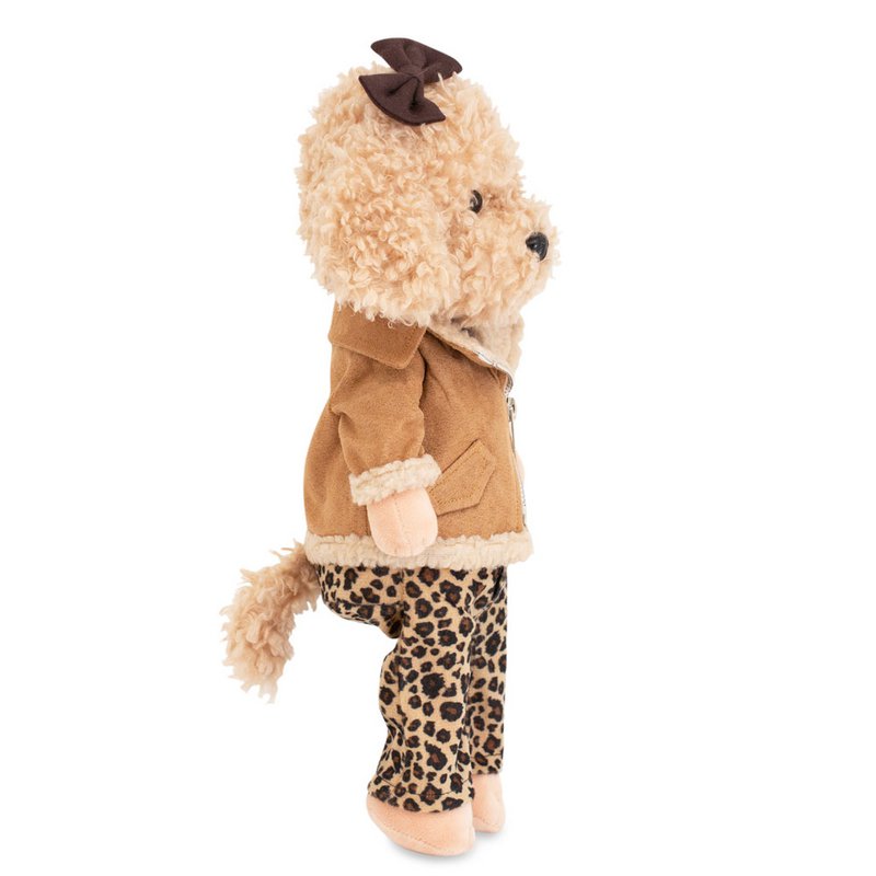 Plush toy, Lucky Doggy, Lucky Fendy: Leopard Outfit 38cm