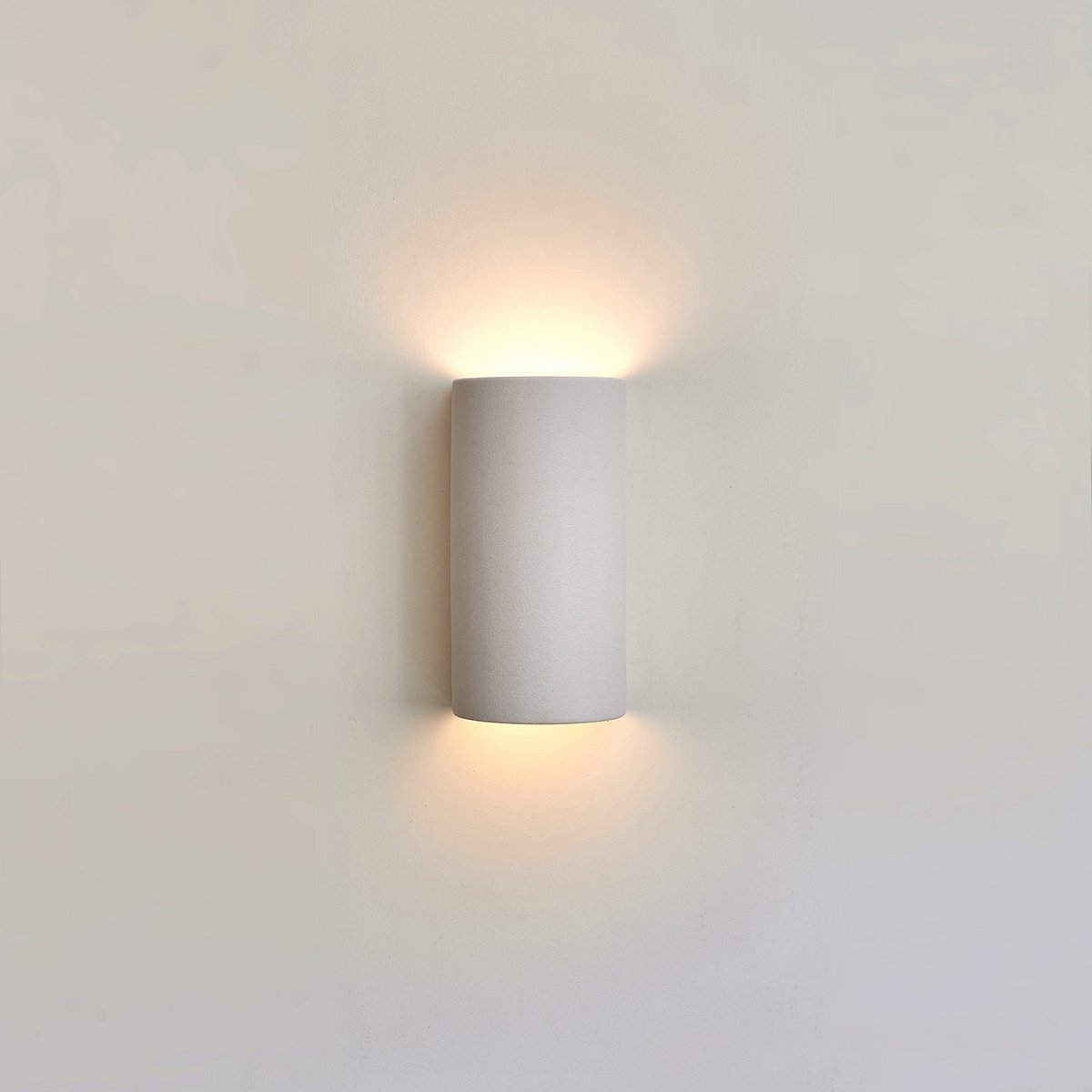 Ceramic wall lamp - Textured white