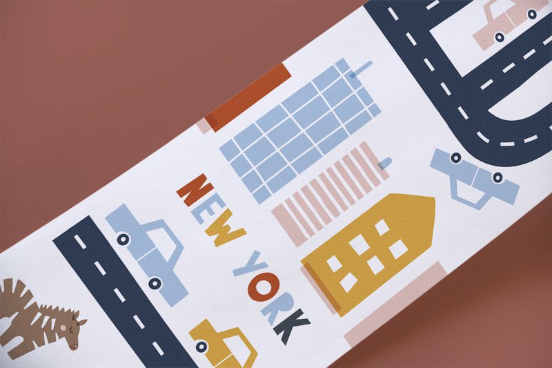 New York, London, Paris - Gave til børn Scrollino CITY-tur