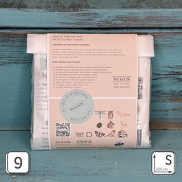 Baby care cloths hand-printed 9er with wild and meadow animals
