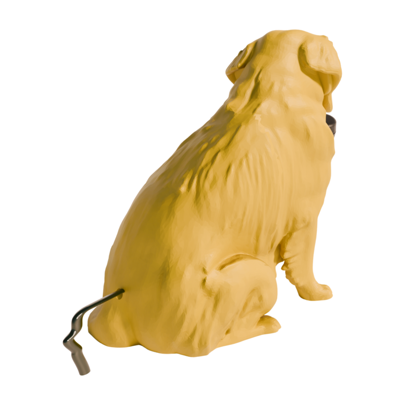 Golden Retriever bordlampe