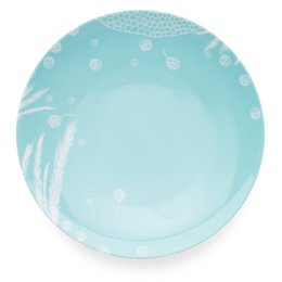 Plato Llano Sencillo Rojo