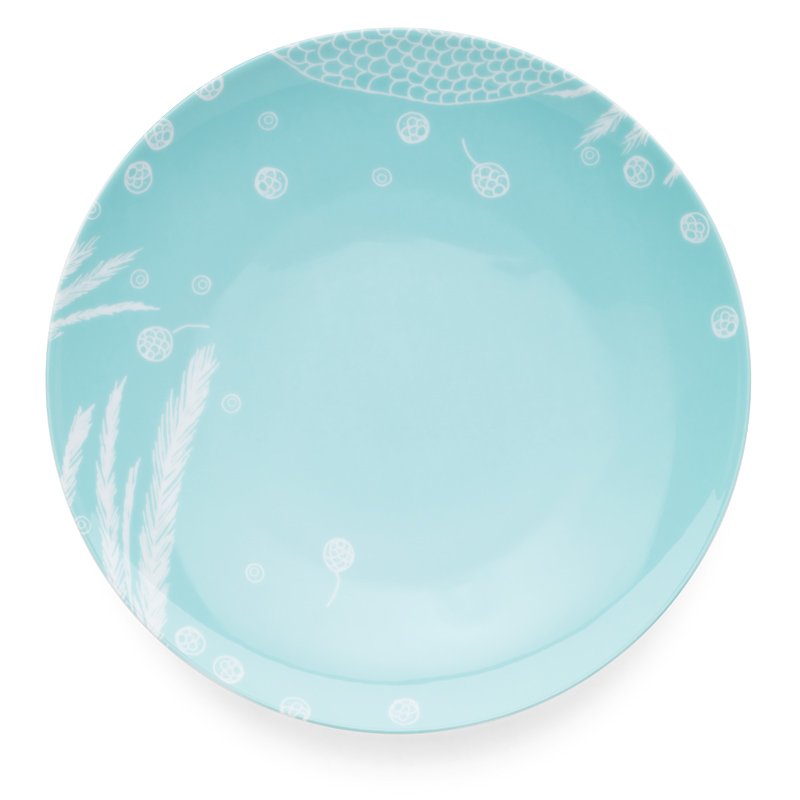 Plato Llano Sencillo Rojo