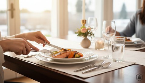 16-piece stainless steel cutlery set