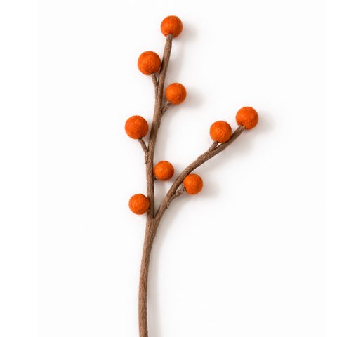 Branch balls orange