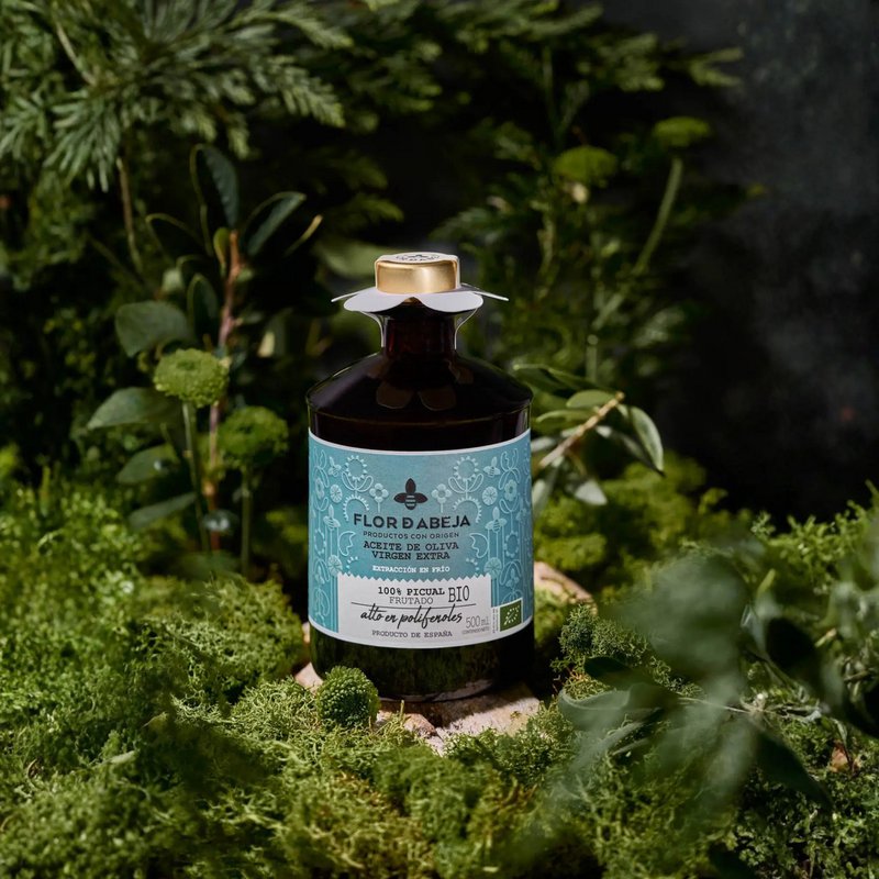 NOBLEZA DEL SUR – FLOR D ABEJA - Picual(Bio). - Olio d'oliva ad alto contenuto di polifenoli