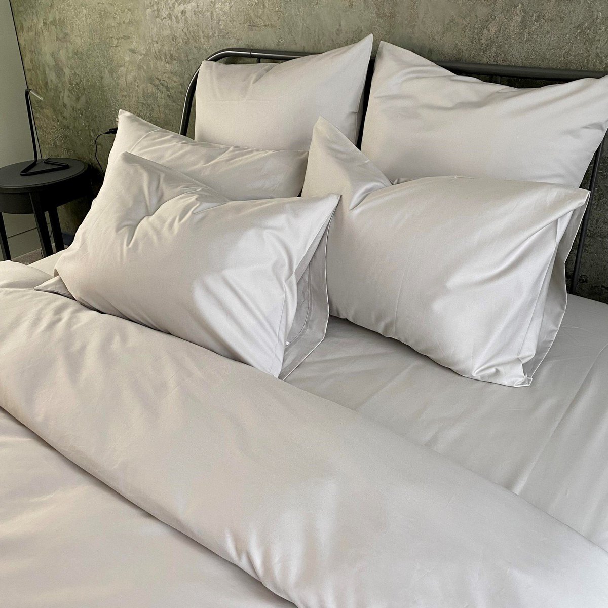 Stone 500TC satijnen dekbedset