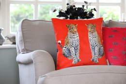 Leopards Velvet Pude