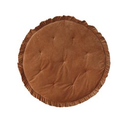 Mata Soft Velvet z Falbanką „Karmel”