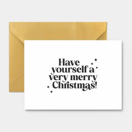 Kerstkarte | Ich wünsche Ihnen ein frohes Weihnachtsfest