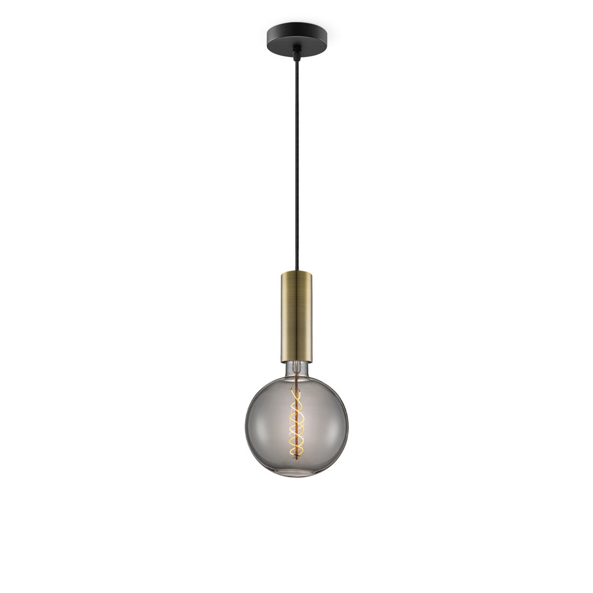 Home Sweet Home hanglamp brons Saga - G180 - dimbaar E27 rook