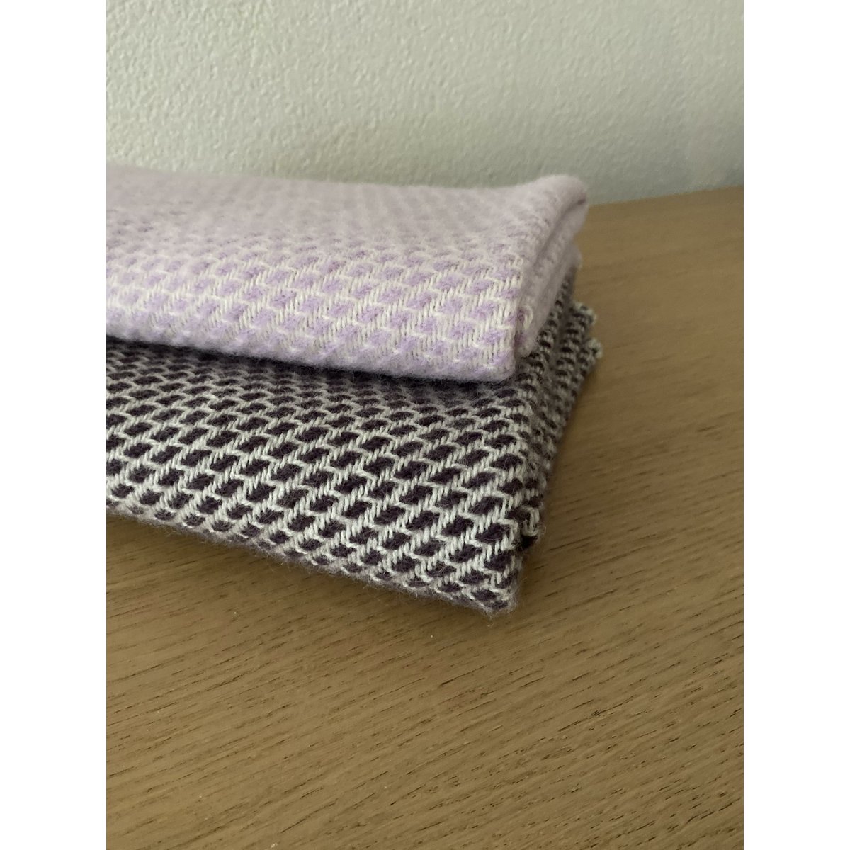 Crib blanket wool - lilac