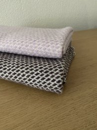 Crib blanket wool - lilac