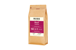 Dark roast whole bean coffee, 1 kg bag