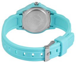 Montre Q&Q pour enfants/jeunes avec bracelet en silicone, 10 ATM, bleu clair