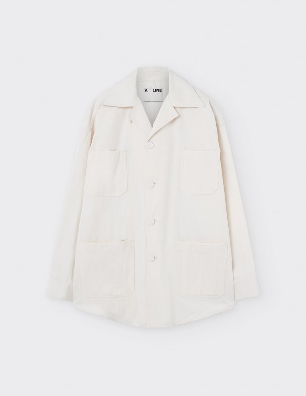 Chaqueta utilitaria con bolsillo de parche
