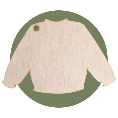 Ugly Christmas sweater decoration for the tree or decorate the sweaters