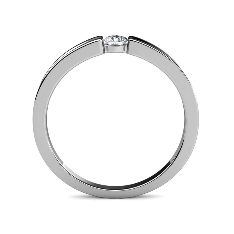 Bague Prostota - Argenté et Cristal