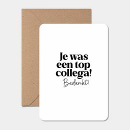 Mappa | Eri un top collega grazie