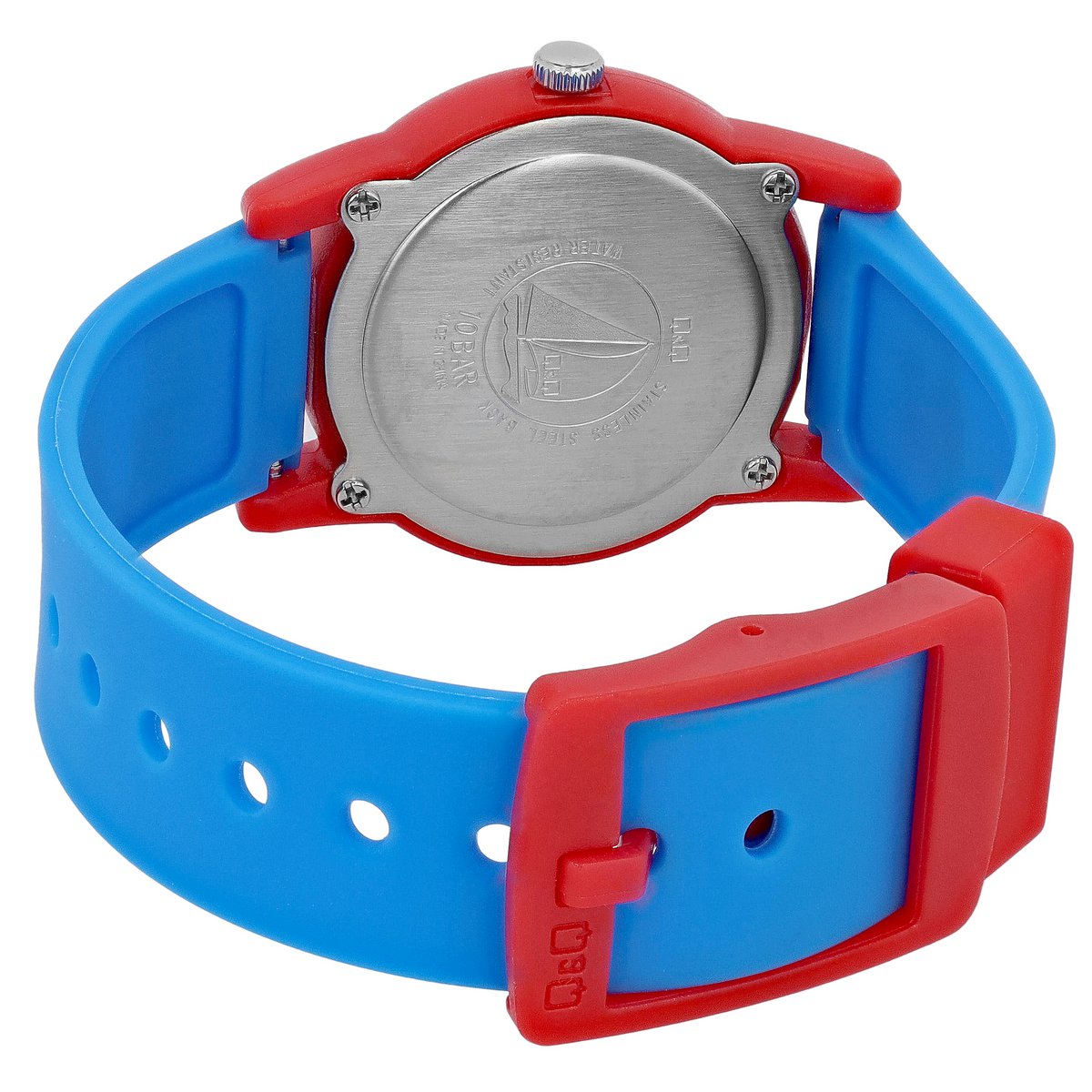 Q&Q børneur "Rocket", harpiksbånd, 10 ATM
