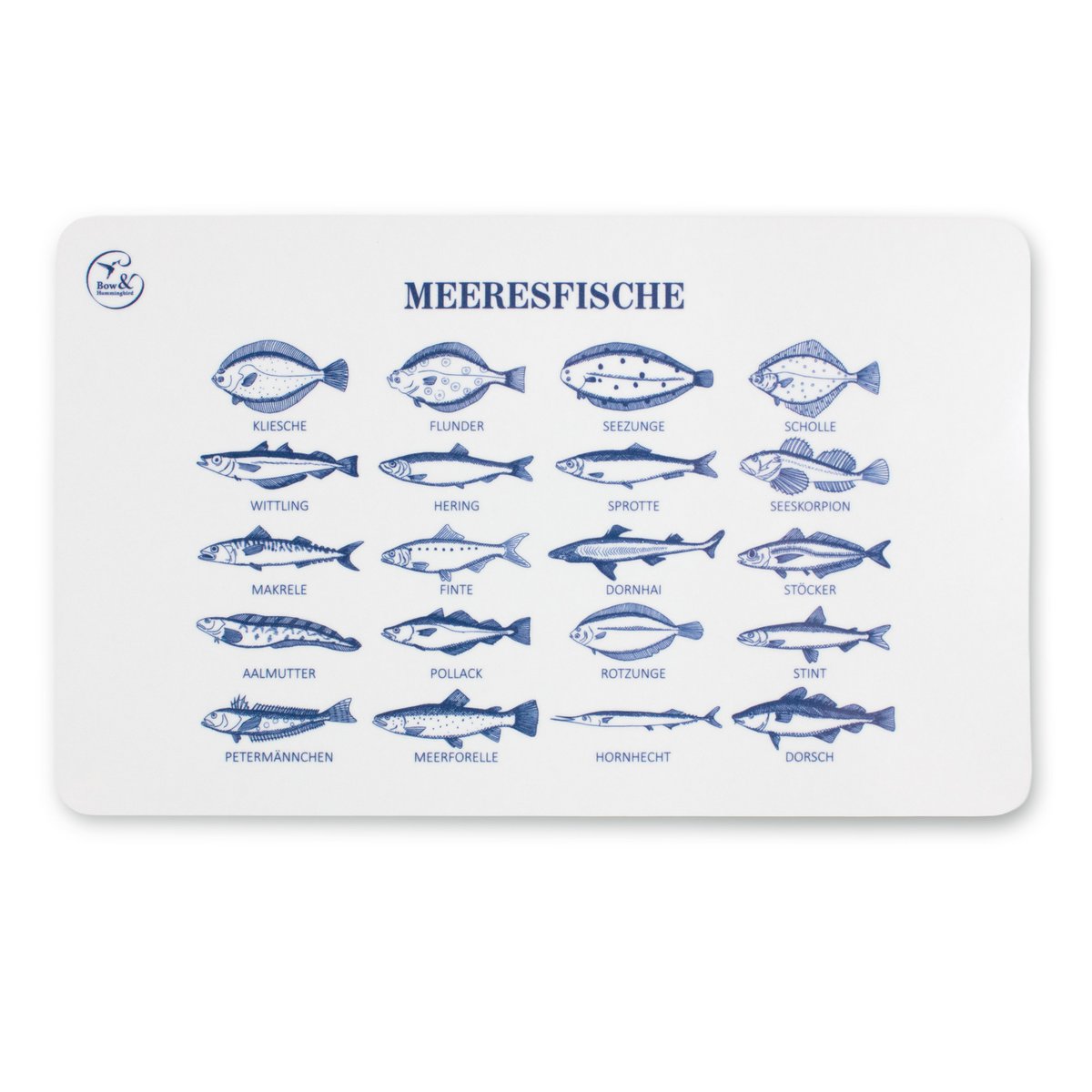 Breakfast board melamine fish “sea fish”