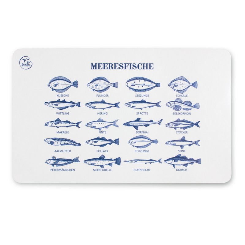 Breakfast board melamine fish “sea fish”