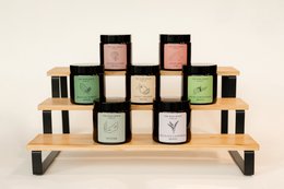 CHARMING ROSE Mood Candle - Brunt Glas Mini